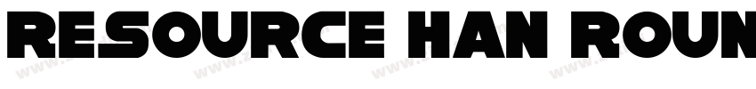 Resource Han RoundeC字体转换